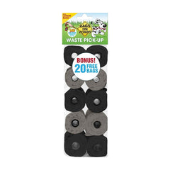 Bags on Board Waste Pick-up Refill Bags Grey & Black 140 Count