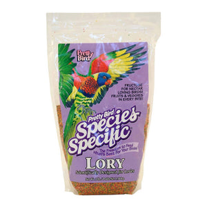 Front of Pretty Bird Species Specific Lory Pelleted Bird Food 3-lb