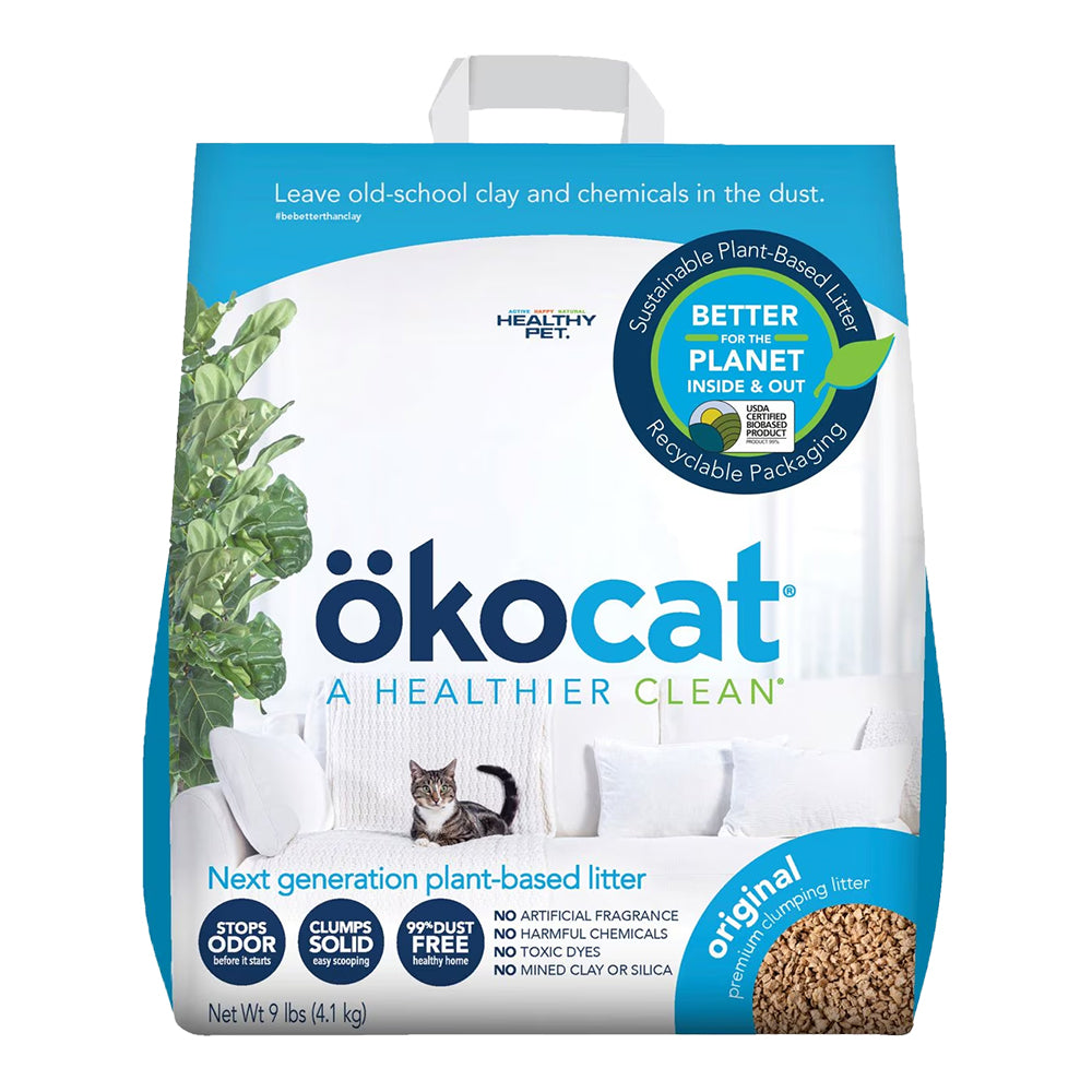 Okocat Original Premium Clumping Wood Cat Litter