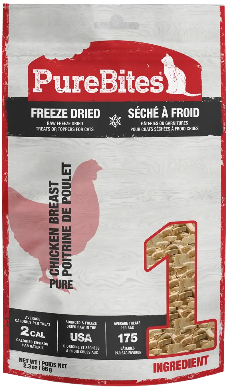 PureBites Chicken Breast Freeze-Dried Cat Treats
