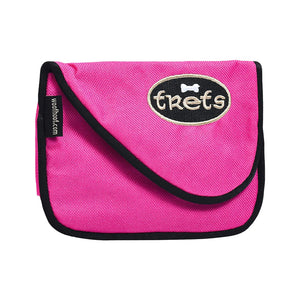 Front of Woofhoof Dog Treat Pouch Pink