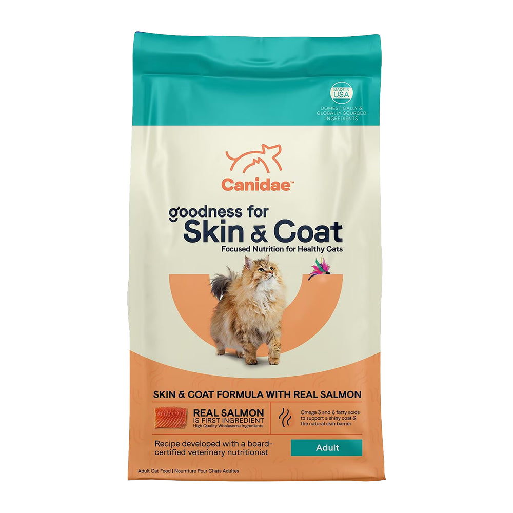 CANIDAE PURE Goodness for Skin & Coat Adult Dry Cat Food Salmon