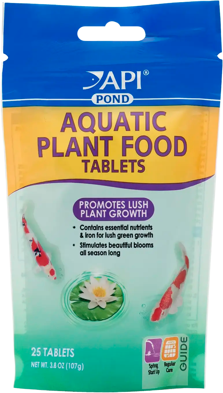 Front of API Pond Aquatic Plant Food Tablets 25 Count