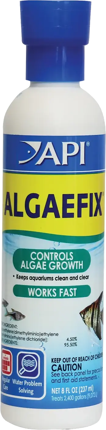Front of API AlgaeFix Freshwater Aquarium Algaecide 8-oz