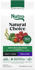 Nutro Natural Choice Lamb & Brown Rice Small Bites Adult Dry Dog Food 5-lb