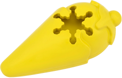 Busy Buddy Frosty Cone Freezable Treat Holding Dog Toy Yellow Medium/Large