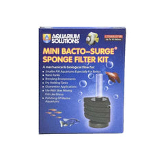 Aquarium Solutions Bacto-Surge Biological Action Sponge Filter Black Mini