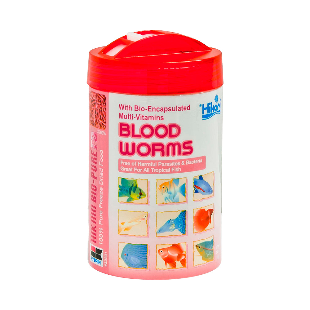 Hikari USA Bio-Pure Bloodworms Freeze Dried Fish Food 0.42-oz, Kwik Pets