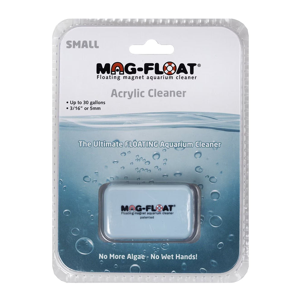 Front of Mag-Float Floating Magnet Acrylic Aquarium Cleaner Small