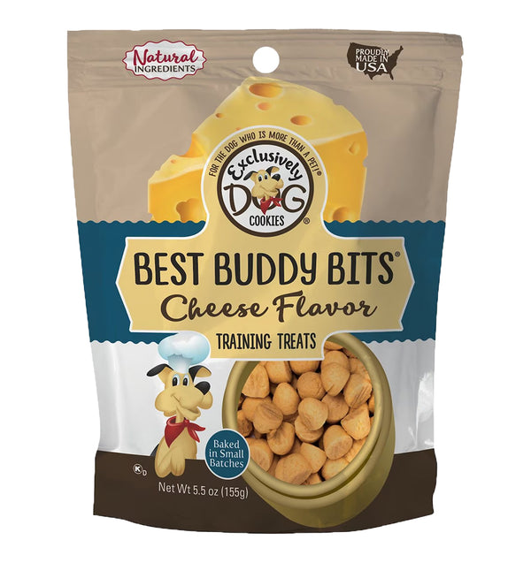 Exclusively Pet Best Buddy Bits Training Dog Treats Cheese 5.5-oz