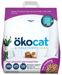 Okocat Low Tracking Clumping Mini Pellets Wood Cat Litter 10-lb