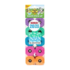 Bags on Board Waste Pick-up Refill Bags Rainbow 140 Count
