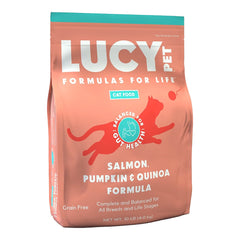 Lucy Pet Products Formulas for Life Dry Cat Food Salmon Pumpkin & Quinoa 4-lb