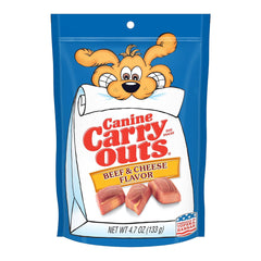 Canine Carry Outs Beef & Cheese Flavor Dog Treats 4.7-oz