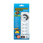 Front of Zoo Med AquaSun Aquarium Controller Timer & Power Strip White