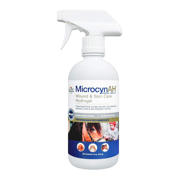 Front of MicrocynAH Wound & Skin Care Hydrogel 16-oz