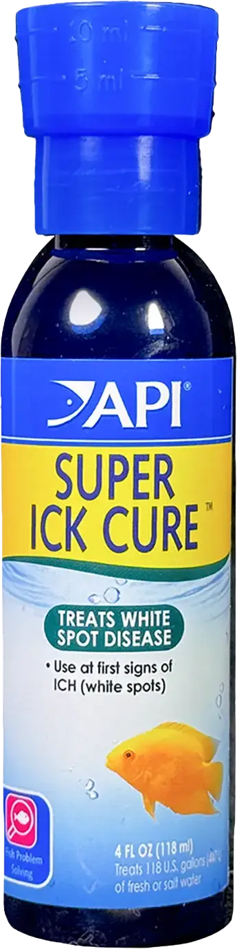 Front of API Liquid Super Ick Cure Medication 4-oz