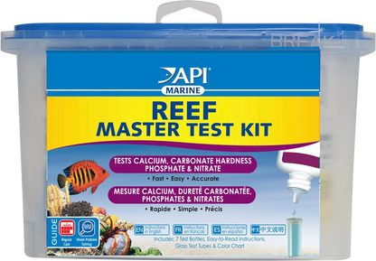 Front of API Reef Aquarium Master Test Kit
