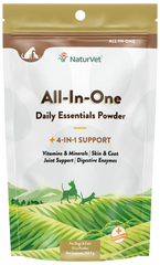 NaturVet All-in-One Daily Essentials Powder for Dogs & Cats 13-oz