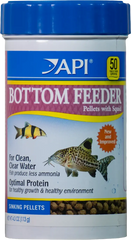 API Bottom Feeder Pellets with Squid Fish Food 4-oz