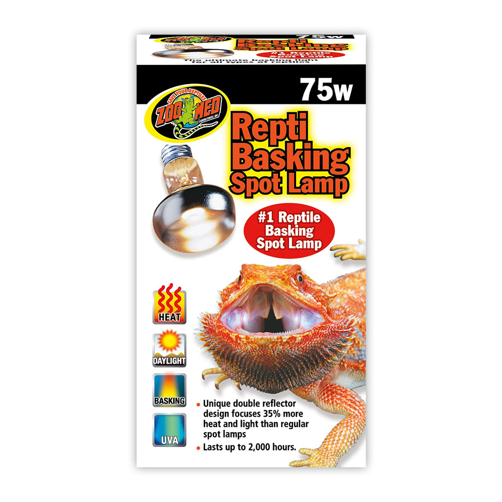 Front of Zoo Med Repti Basking Spot Lamp 75W