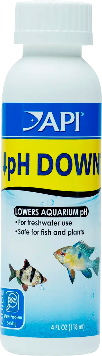 Front of API pH Down Freshwater Aquarium Water Treatment 4-oz