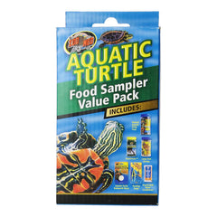 Zoo Med Aquatic Turtle Food Sampler Value Pack Display