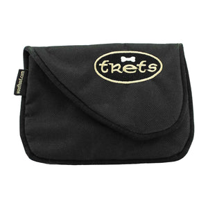Front of Woofhoof Dog Treat Pouch Black