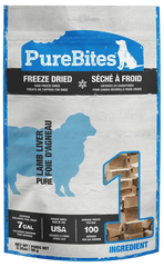 PureBites Lamb Liver Freeze Dried Dog Treats 3.35-oz