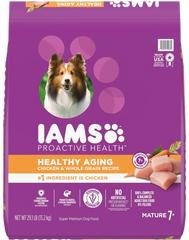 IAMS Mature Adult Senior Dry Dog Food Real Chicken 29.1-lb