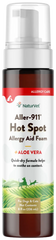 NaturVet Aller-911 Hot Spot Allergy Aid Foam for Dogs & Cats 8-oz