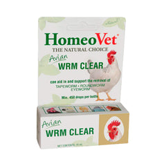 HomeoPet Avian WRM Clear Dewormer for Birds 15-ml