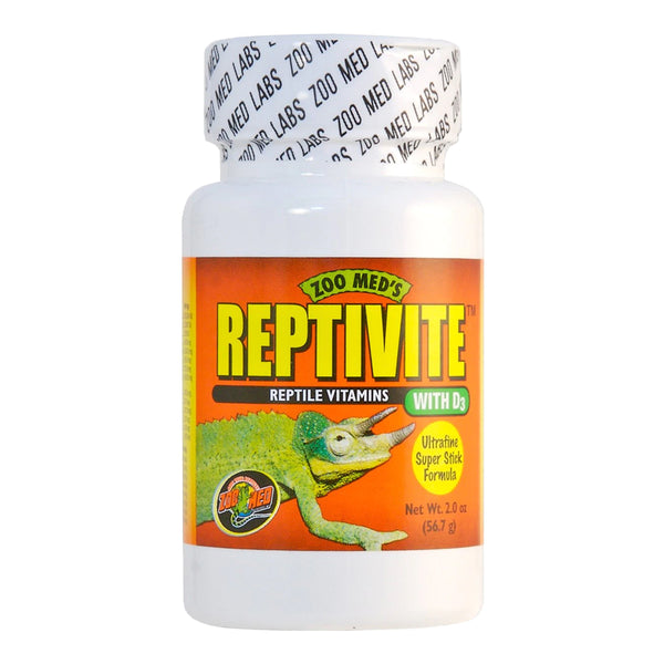 Front of Zoo Med ReptiVite with D3 Reptile Vitamin 2-oz