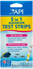 API 5-in-1 Freshwater Aquarium Test Strip 4 Count