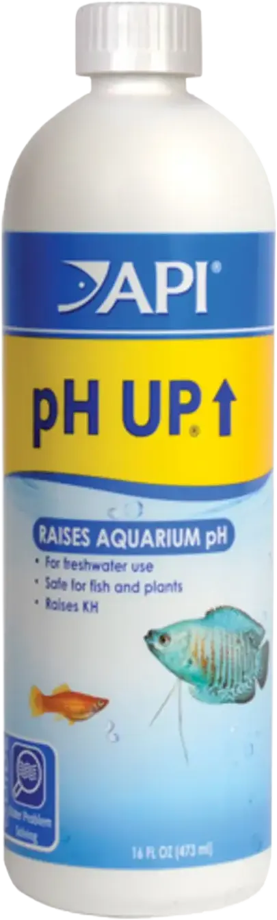 Front of API pH Up Freshwater Aquarium Water Treatment 16-oz