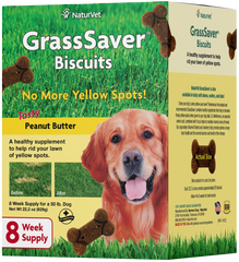 NaturVet GrassSaver Dog Biscuits Peanut Butter 22.2-oz