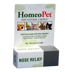 HomeoPet Nose Relief Supplement for All Pets 15 ml