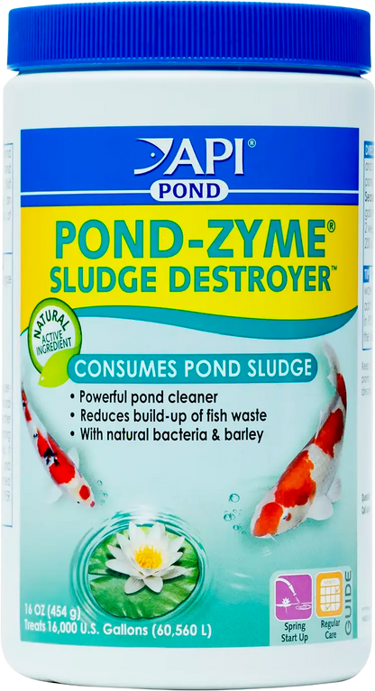 Front of API Pond-Zyme Sludge Destroyer Pond Sludge Remover 1-lb