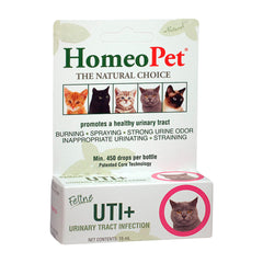 HomeoPet Feline UTI + Urinary Track Infection Relief Supplement for Cats 15 ml