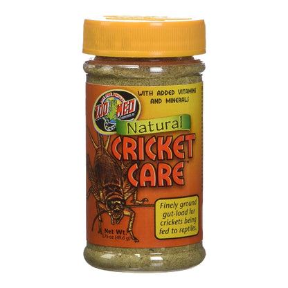 Front of Zoo Med Natural Cricket Care 1.75-oz