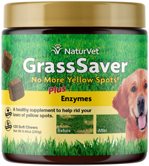 NaturVet GrassSaver Soft Chews for Dogs 120 Count 8.46-oz