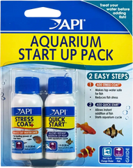 API Stress Coat & Quick Start Aquarium Start Up Pack 2 Count 1-oz