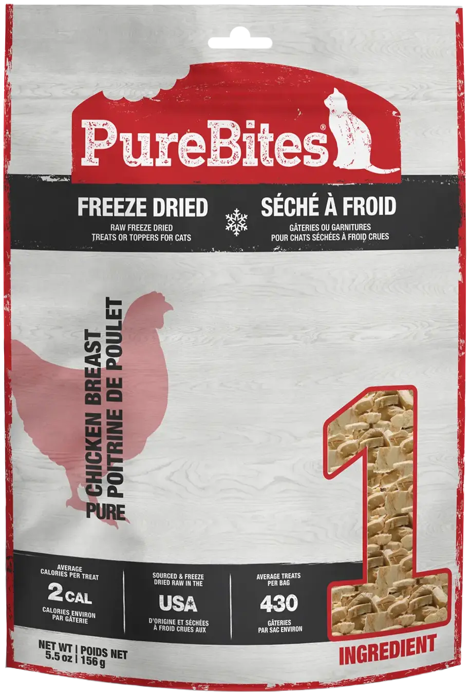 PureBites Chicken Breast Freeze-Dried Pure Cat Treats