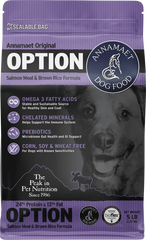 Annamaet Original Option Dry Dog Food Salmon Meal & Brown Rice Formula 5-lb