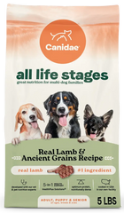 Canidae All Life Stages Dry Dog Food Real Lamb & Ancient Grains Recipe 5- lb