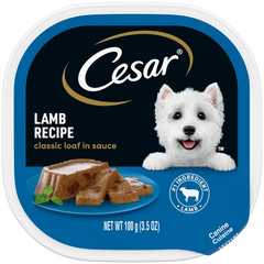 Cesar Classic Loaf in Sauce Adult Wet Dog Food Lamb 3.5-oz