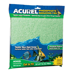 Front of Acurel Cut to Fit Infused Media Pad Phosphate Reducing Green 18 in X 10 in