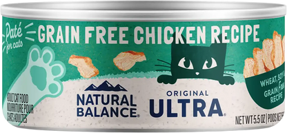 Front of Natural Balance Pet Foods Original Ultra Grain Free Canned Cat Food Chicken 5.5-oz