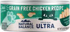 Natural Balance Pet Foods Original Ultra Grain Free Canned Cat Food Chicken 5.5-oz