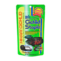 Hikari USA Cichlid Staple Floating Baby Pellets Fish Food 2-oz